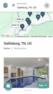 Ai Based Rental and Map Search for Vacation Rentals